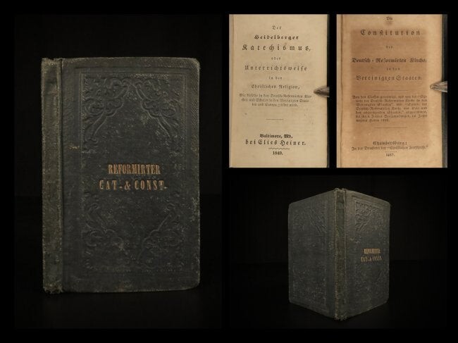 1849 Heidelberg Catechism Early American Baltimore