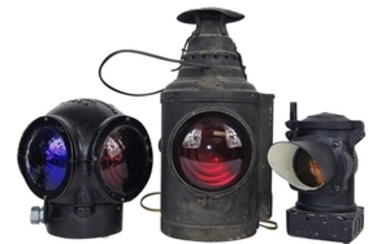 Railroad Lamps by Pyle-National Co., Dressel and Western Railroad Supply Co.