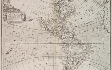 18th c. Map of America- Emanuel Bowen