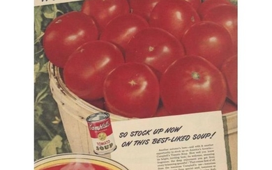 1940's Campbell's Tomato Soup Advertisement, Kitchen