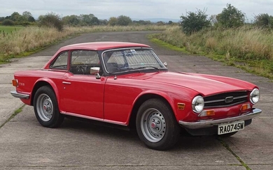 1974 Triumph TR6 Coupe Highly-Original Time Warp Example and 'Survivor' of the 1970s