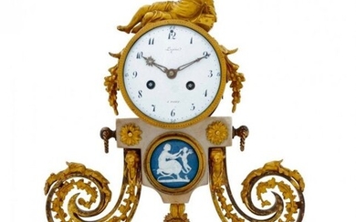 19TH C. FRENCH FIGURAL CLOCK BY LEPIN