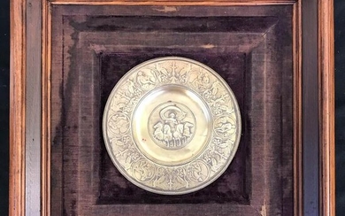 19th C. Bronze Mythological Plate