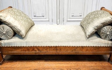 19th Century Empire Style Upholstered Daybed