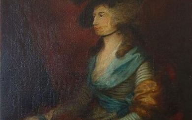 Sarah Siddons Portrait after Thomas Gainsborough