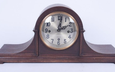 (2) Tambour Clocks, Herschedes and Gilbert