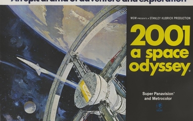 2001: A SPACE ODYSSEY (1968) STYLE A POSTER, BRITISH