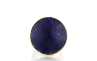 Lalaounis 18K Gold Blue Gemstone Ring