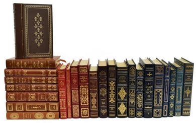 (24) EASTON PRESS & OTHER LEATHER-BOUND BOOKS