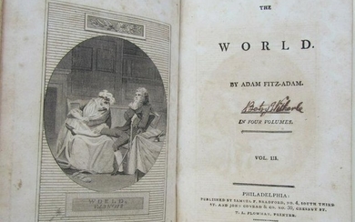 1804 BRITISH CLASSICS ADAM FITZ-ADAM THE WORLD antique