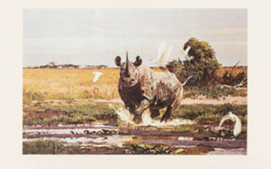 Africa.- Dyer (Anthony) & Bob Kuhn Classic African Animals: the Big Five, first edition, one of 375 copies signed and numbered by author and artist, New York, Winchester Press, 1973 § Kingdon (Jonathan) African Mammal Drawings, first edition, Islip,...