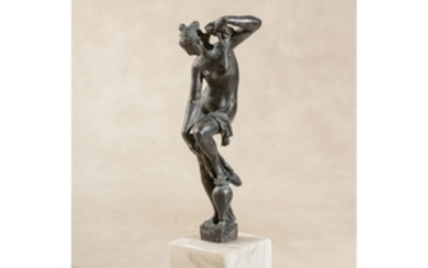 After Giambologna, (Flemish working in Italy, 1527 – 1608), a bronze model of Venus After the Bath, Italian