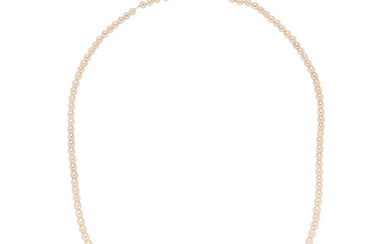 Art Deco Natural Pearl Necklace, Tiffany & Co.