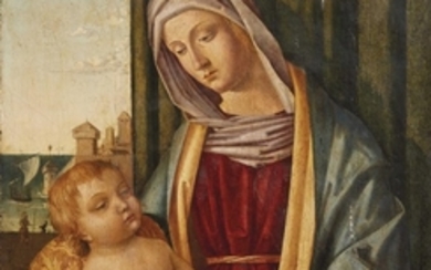 Attribuito a Marco Palmezzano (Forlì, 1459 – 1539) MADONNA...