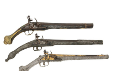 A Balkan 18-Bore Flintlock (Kubura) Holster Pistol, 19th Century