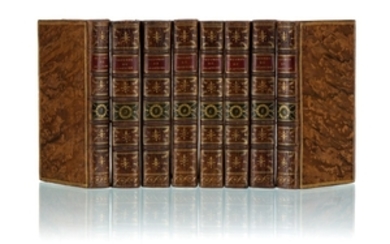 BRANTÔME. Oeuvres. Paris, Bastien, 1787. 8 vol. in-8° plein veau jaspé