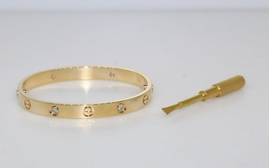 Cartier LOVE 4 Diamond Bracelet