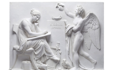 A DANISH PLASTER RELIEF, AFTER BERTEL THORVALDSEN (1768-1844), SECOND HALF 19TH/EARLY 20TH CENTURY