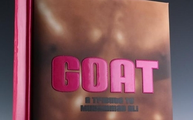 Jeff Koons Muhammad Ali GOAT Book w Photo SIGNED