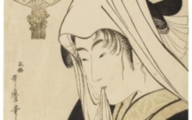 KITAGAWA UTAMARO I (1750s–1806) LOVE FOR A STREET-WALKER (TSUJI-GIMI NI YOSURU KOI) EDO PERIOD, 18TH CENTURY