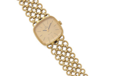 A lady's 18k gold 'De ville' wristwatch,, Omega