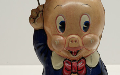 Marx Porky Pig Wind-Up Toy