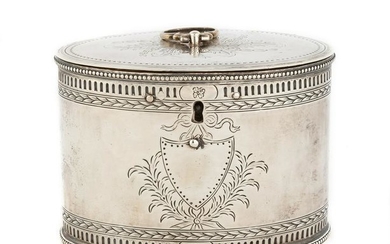 Richard Morton (1779-1780) Silver Tea Caddy