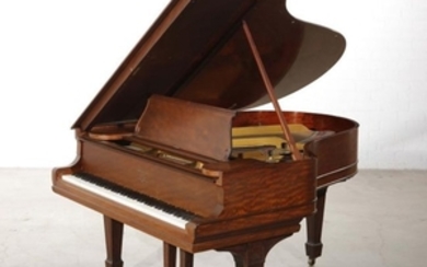 A Steinway mahogany Model O grand piano, 1906