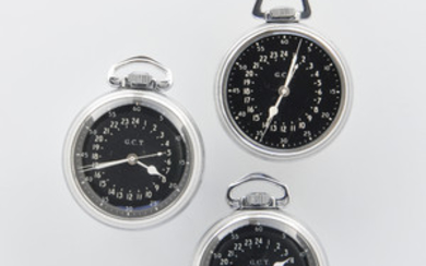 Two Hamilton "4992B" Navigational Watches, and a "4992B" Case and Dial