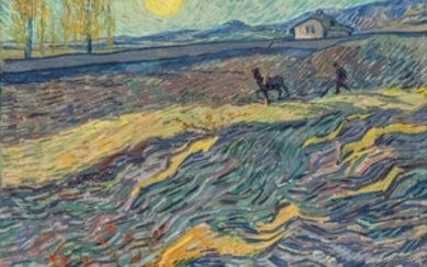 Vincent van Gogh (1853-1890), Laboureur dans un champ