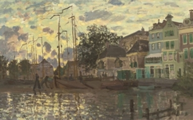 Claude Monet (1840-1926), Le Dam à Zaandam, le soir