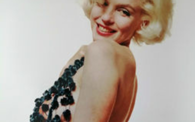 Marilyn with chenille scarf' by photographer Bert Stern.