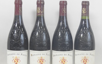 4 bouteilles Chateauneuf-du-Pape Domaine de Nalys 1998