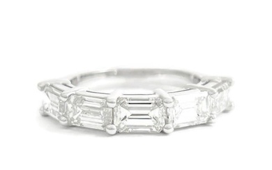 5-Stone Emerald Cut Diamond Ring