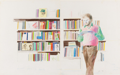 David Hockney, Ron Kitaj Reading