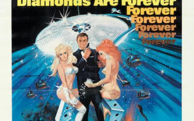 James Bond: two posters for Goldfinger and Diamonds Are Forever