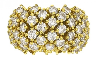 55028: Diamond, Gold Ring The flexible eternity band f