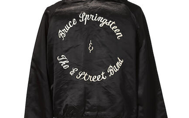 A Bruce Springsteen and the E Street Band satin bowling jacket