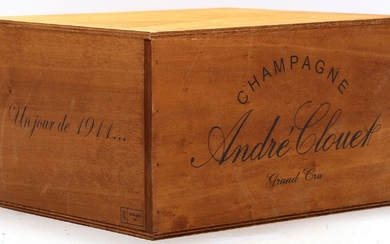 6 bts. Champagne “Un Jour De 1911”, André Clouet A (hf/in). Owc.