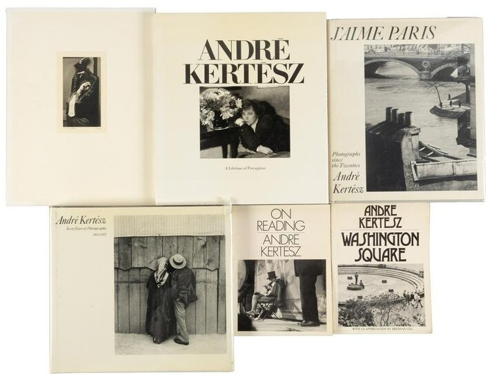 6 photography volumes by Andre Kertesz