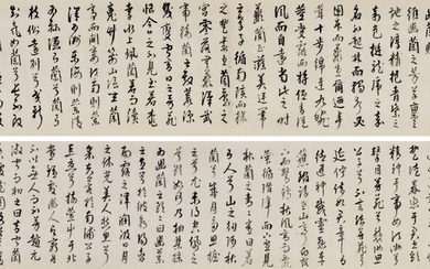 ODE TO THE SECLUDE ORCHIDS IN RUNNING SCRIPT, Zhou Tianqiu 1514-1595