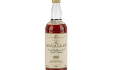 THE MACALLAN 1966 18 YEAR OLD matured in sherry...