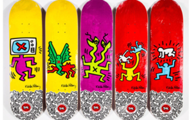 Keith Haring (1958-1990), Set of Ten Skate Decks (2012)