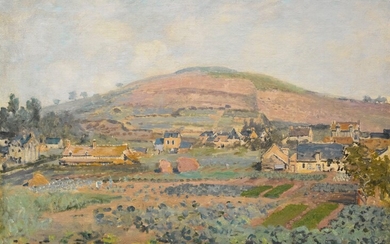 LE MONT RIBOUDET À ROUEN AU PRINTEMPS, Claude Monet