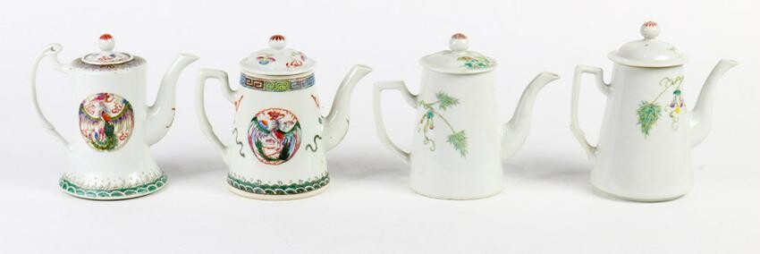 Chinese Famille-rose Tea Pots