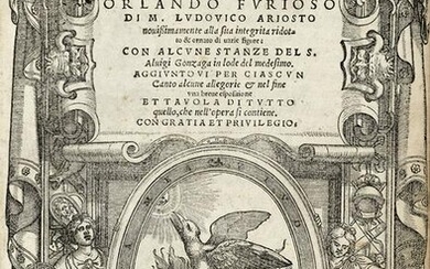 ARIOSTO, Ludovico (1474-1534) - Orlando furioso.