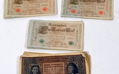 98 German marks 1,000 banknotes