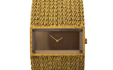 A 1970s 18ct gold Omega De Ville manual wind wristwatch, ref. 97320/8270.