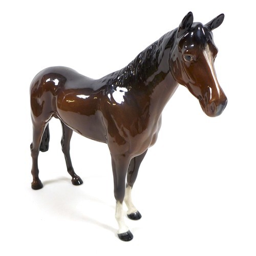A Beswick 'Large Hunter' horse figurine, First Version, mode...