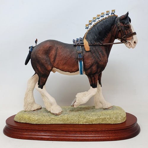 A Border Fine Arts figure, Victory at the Highland, limited ...